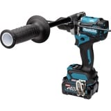 Makita Akku-Schlagbohrschrauber HP001GD201 XGT, 40Volt blau/schwarz, 2x Li-Ion XGT Akku 2,5Ah, MAKPAC