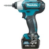 Makita Akku-Schlagschrauber TD110DSMJ, 10,8Volt blau/schwarz, 2x Li-Ionen-Akku 4,0Ah, in MAKPAC Gr.1