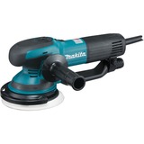 Makita Exzenter-Rotationsschleifer BO6050J, Exzenterschleifer blau/schwarz, MAKPAC Gr.3