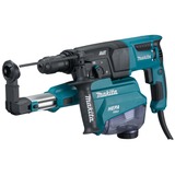 Makita Kombihammer HR2653TJ, SDS plus, Bohrhammer blau/schwarz, 800 Watt, MAKPAC Gr.4