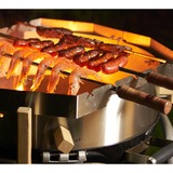 Moesta Churrasco'BBQ Set für Smokin' PizzaRing, für 67cm Kugelgrill, Spieß edelstahl