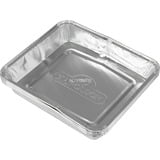 Napoleon Alu-Fettauffangschalen 16,5cm x 16cm für TravelQ-Serie, Tropfschale silber, 5 Stück