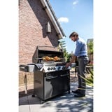 Napoleon Gasgrill Prestige 665 Charcoal Grau grau/edelstahl, mit SIZZLE ZONE