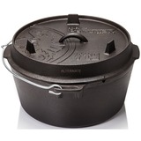 Petromax Feuertopf ft9-t schwarz, mit planem Boden