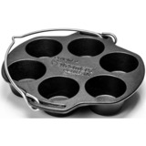 Petromax Muffinform mf6, Backform schwarz, Ø 23,8cm