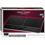 ProfiCook Induktions-Doppelkochplatte PC-DKI 1067 schwarz