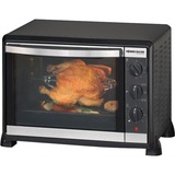 Rommelsbacher Back & Grill Ofen mit Umluft BG 1550, Mini-Backofen schwarz, Retail