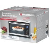 Rommelsbacher Back- und Grillgerät BGE 1580/E, Mini-Backofen edelstahl