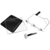 Rommelsbacher Back- und Grillgerät BG 1805/E, Mini-Backofen edelstahl/schwarz