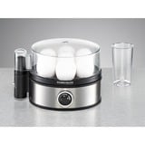 Rommelsbacher Eierkocher ER 400 edelstahl/schwarz, 400 Watt, für 7 Eier