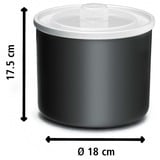 Rommelsbacher Eismaschine IM 12 Kurt edelstahl/schwarz, für 1.500ml Eiscreme, 12 Watt