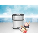 Rommelsbacher Eismaschine IM 12 Kurt edelstahl/schwarz, für 1.500ml Eiscreme, 12 Watt