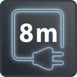 Rowenta Powerline Extreme Cyclonic  RH 8155WA, Bodenstaubsauger schwarz/silber