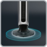 Rowenta Turmventilator VU 6670 FO silber/schwarz