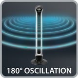 Rowenta Turmventilator VU 6670 FO silber/schwarz