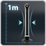 Rowenta Turmventilator VU 6670 FO silber/schwarz