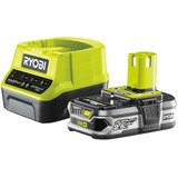 Ryobi 18 V Akku-Starterset RC18120-125 grün/schwarz, Ladegerät + Akku