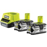 Ryobi 18 V Akku-Starterset RC18120-240 grün/schwarz, Ladegerät + 2x Akku