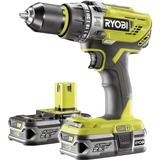 Ryobi ONE+ Akku-Schlagbohrschrauber R18PD3-225S, 18Volt grün/schwarz, 2x Li-Ionen Akku 2,5Ah