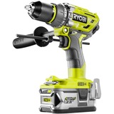 Ryobi ONE+ Akku-Schlagbohrschrauber R18PD7-252S, 18Volt grün/schwarz, 1x Li-Ionen Akku 2,0Ah, 1x Li-Ionen Akku 5,0Ah