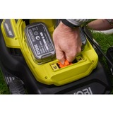 Ryobi ONE+ Hybrid-Rasenmäher RY18LMH37A-225, 18Volt / Kabel grün/schwarz, 2x 2,5Ah Li-Ionen-Akku