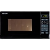 SHARP R742BKW, Mikrowelle schwarz