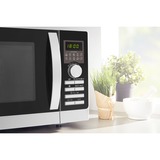 SHARP R843INW, Mikrowelle silber/schwarz