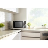 SHARP R843INW, Mikrowelle silber/schwarz