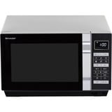 SHARP R860S, Mikrowelle silber/schwarz