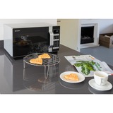 SHARP R860S, Mikrowelle silber/schwarz