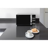 SHARP R860S, Mikrowelle silber/schwarz