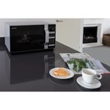 SHARP R860S, Mikrowelle silber/schwarz