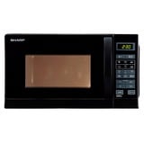 SHARP R-642BKW, Mikrowelle schwarz