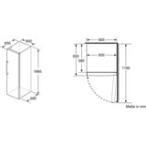 Siemens GS33NVWEP iQ300, Gefrierschrank weiß