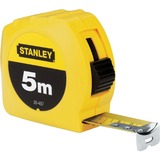 Stanley Bandmaß STANLEY, 5 Meter, metrisch/Inch gelb, 19mm, Kunststoffgehäuse