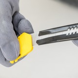 Stanley Cutter Metall, mit Klinge 9mm, Teppichmesser schwarz/gelb
