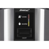 Steba Reiskocher RK3 edelstahl/schwarz, 3,5 Liter