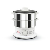 Tefal Convenient Series VC1451, Dampfgarer edelstahl/weiß