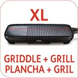 Tefal Elektrogrill Malaga TG3918 schwarz, 1.800 Watt