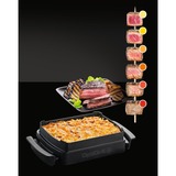 Tefal Optigrill+ Snacking & Baking GC7148, Elektrogrill schwarz, 2.000 Watt