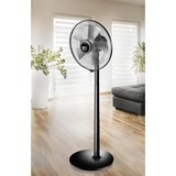 Unold Standventilator Silverline Black schwarz/chrom