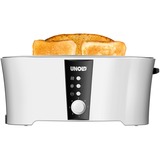 Unold Toaster Design Dual weiß/schwarz, 1.350 Watt, für 4 Scheiben Toast