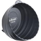 VIGOR Magnet-Halbschale, Ablage blau, 150mm, zur Befestigung an Metall-Flächen