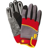 WOLF-Garten Geräte-Handschuh GH-M 10, Handschuhe rot/gelb