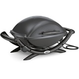 Weber Elektrogrill Q 2400, Dark Grey schwarz, 2.200 Watt