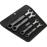 Wera 6000 Joker 4 Set 1 Maul-Ringratschenschlüssel-Satz, 4‑teilig, Schraubenschlüssel mit Haltefunktion