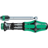 Wera Bit-Satz Kraftform Kompakt 20 mit Tasche schwarz/grün, inkl. Steckgriff und Verlängerung, 1/4"
