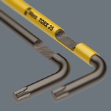 Wera Winkelschlüsselsatz 967 SPKL/9 Sechsrund, Schraubendreher mit Halteclip, mit Magnetisiergerät