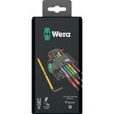 Wera Winkelschlüsselsatz 967 SPKL/9 TORX, Schraubendreher mit Halteclip, mit Magnetisiergerät