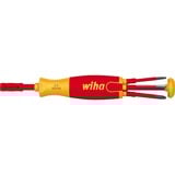 Wiha Schraubendreher mit Bit Magazin LiftUp electric rot/gelb, 7-teilig